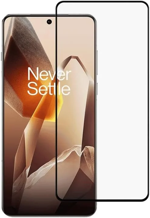 محافظ صفحه نمایش شیشه ای تمپرد فول گلاس شیهویی برای وان پلاس 13، سختی 9H، HD، لبه های خمیده سه بعدی