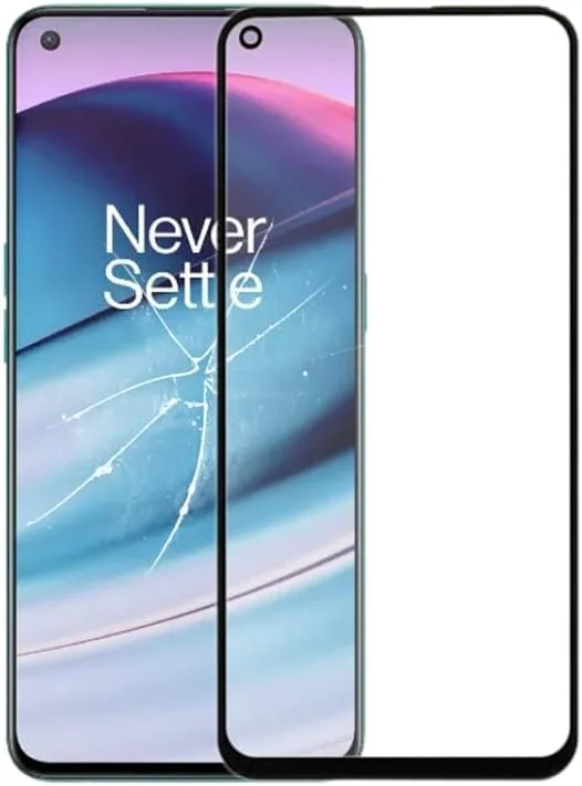 قطعات جایگزین تلفن همراه YUANSHIHUI برای OnePlus Nord CE 5G EB2101 EB2103 شیشه لنز بیرونی صفحه نمایش جلو با چسب شفاف نوری OCA