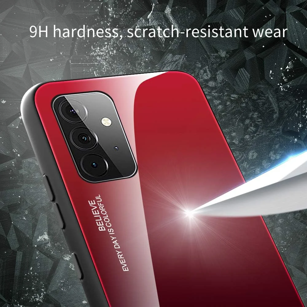 قاب شیشه ای گرادیانی DOINK برای OnePlus Nord 2، شیشه حرارت دیده رنگارنگ + قاب سیلیکونی TPU - رنگ 6 قاب شیشه ای گرادیانی DOINK برای OnePlus Nord 2، شیشه حرارت دیده رنگارنگ + قاب سیلیکونی TPU - رنگ 6