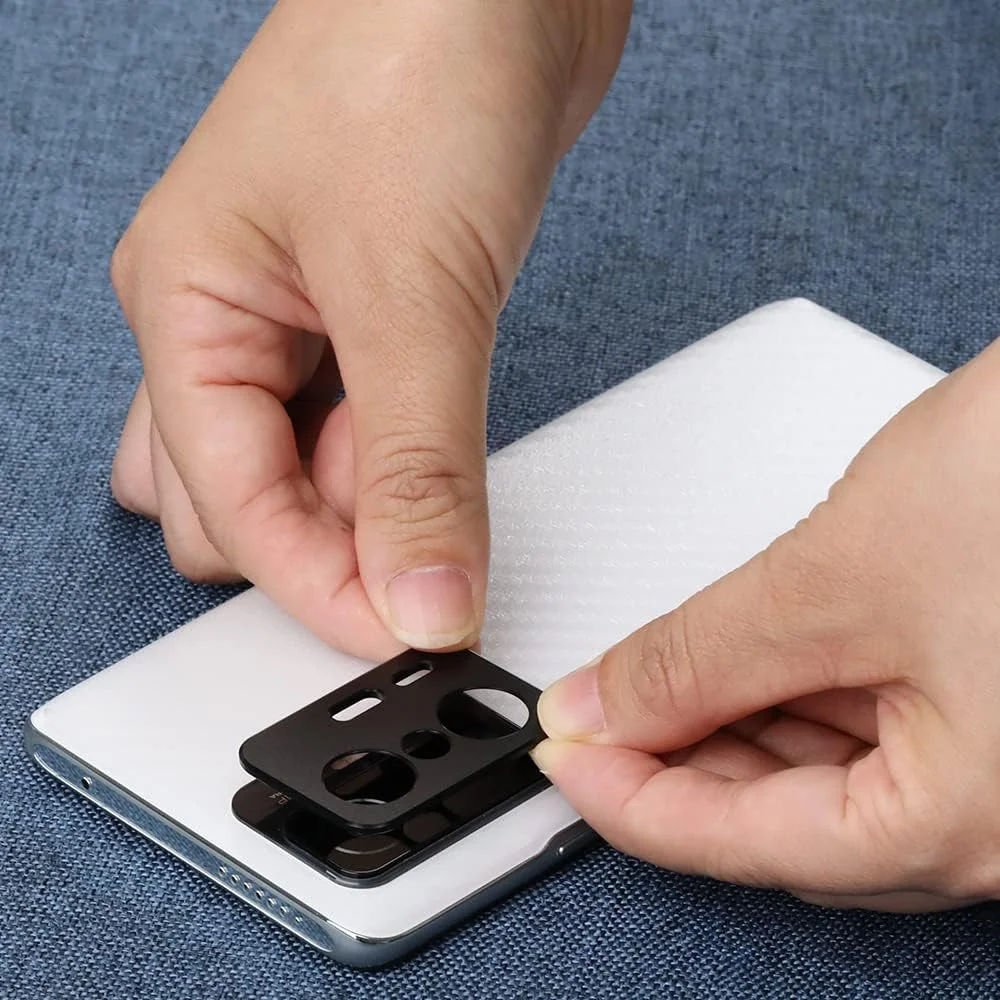 محافظ صفحه نمایش شیشه ای [بسته 2 عددی] Ibywind مناسب برای گوشی شیائومی 11T 5G / شیائومی 11T Pro 5G (6.67 اینچ) به همراه محافظ لنز دوربین و برچسب فیبر کربن پشت، شیشه حرارت دیده 9H، ضد خش، نصب آسان، شفافیت HD