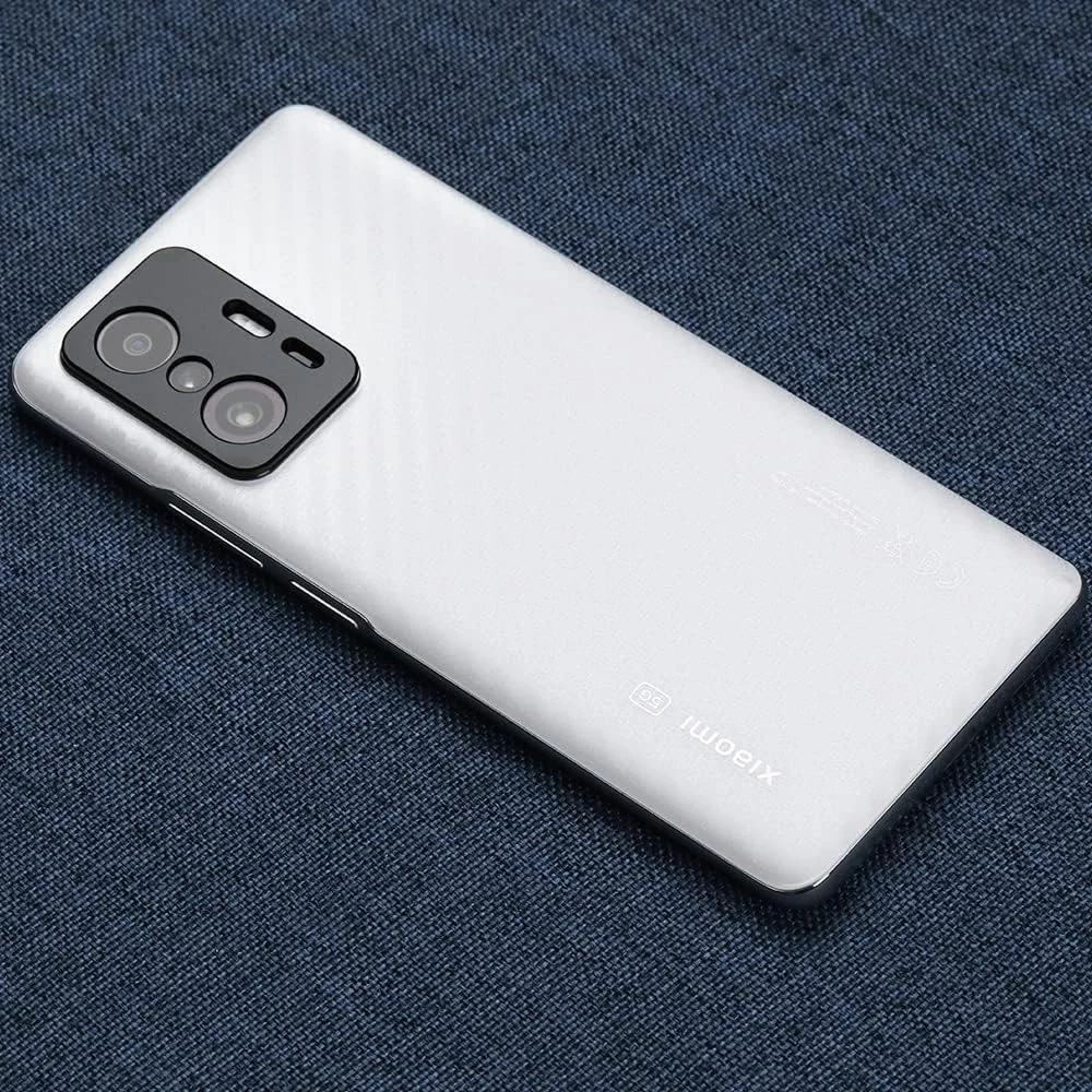 محافظ صفحه نمایش شیشه ای [بسته 2 عددی] Ibywind مناسب برای گوشی شیائومی 11T 5G / شیائومی 11T Pro 5G (6.67 اینچ) به همراه محافظ لنز دوربین و برچسب فیبر کربن پشت، شیشه حرارت دیده 9H، ضد خش، نصب آسان، شفافیت HD