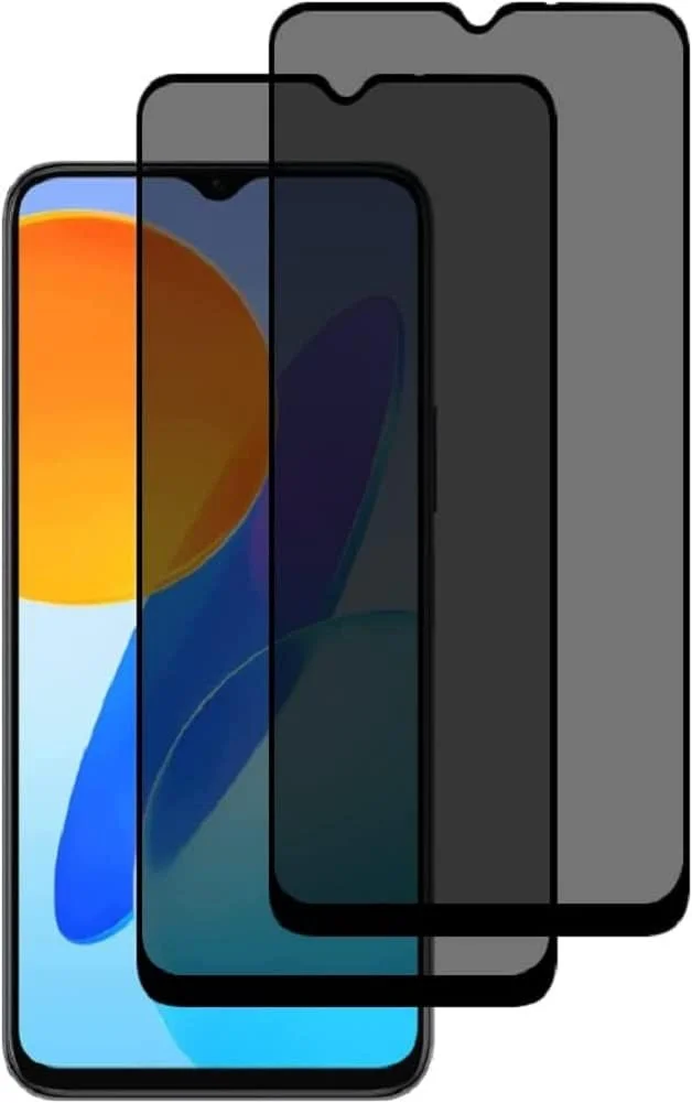 محافظ صفحه نمایش ضد جاسوسی HKess بسته 2 عددی برای OnePlus Nord N20 SE - محافظ صفحه حریم خصوصی تمام صفحه، فیلم شیشه ای حرارت دیده سه بعدی، سختی 9H محافظ ضد دید زدن شیشه حرارت دیده حریم خصوصی صفحه نمایش