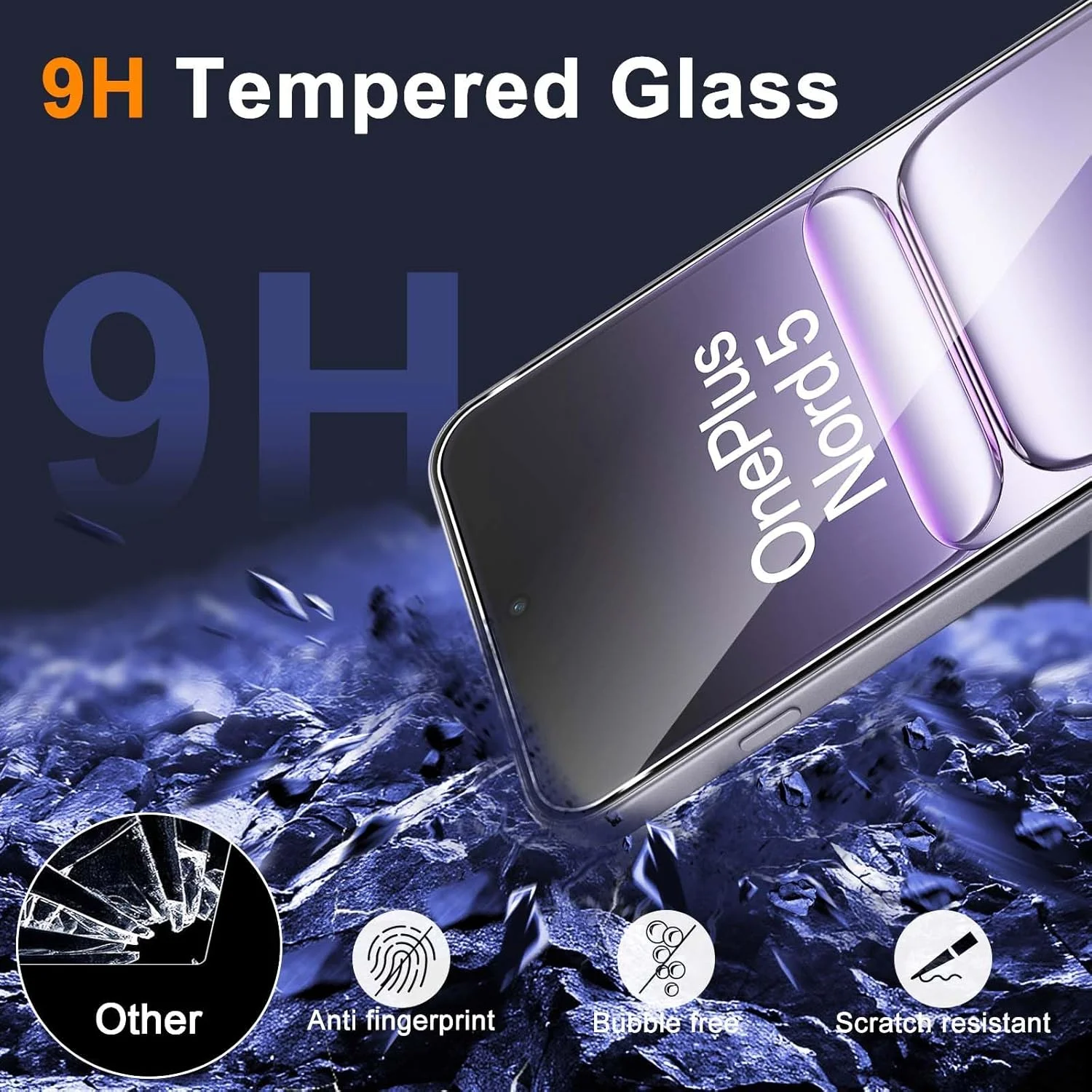 محافظ صفحه نمایش شیشه ای و فیلم محافظ دوربین GEEMEE 2 + 2 عددی برای OnePlus Nord 5، شیشه محافظ سخت شده با سختی 9H، محافظ صفحه نمایش با حساسیت بالا محافظ صفحه نمایش شیشه ای و فیلم محافظ دوربین GEEMEE 2 + 2 عددی برای OnePlus Nord 5، شیشه محافظ سخت شده با سختی 9H، محافظ صفحه نمایش با حساسیت بالا