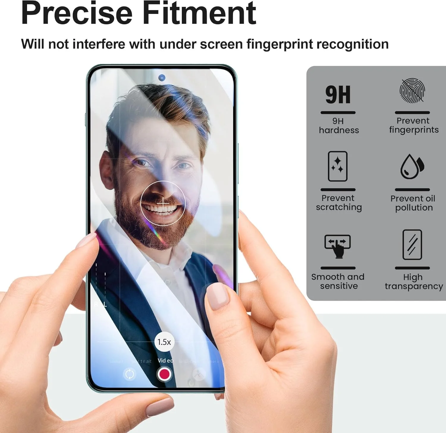 محافظ صفحه نمایش فولیو [2 عددی] برای وان پلاس نورد 4 5G، شیشه حرارت دیده [چسب کامل][پوشش کامل] [بدون حباب] [ضد خش] شفاف HD با پاسخگویی بالا برای وان پلاس نورد 4 5G 2024