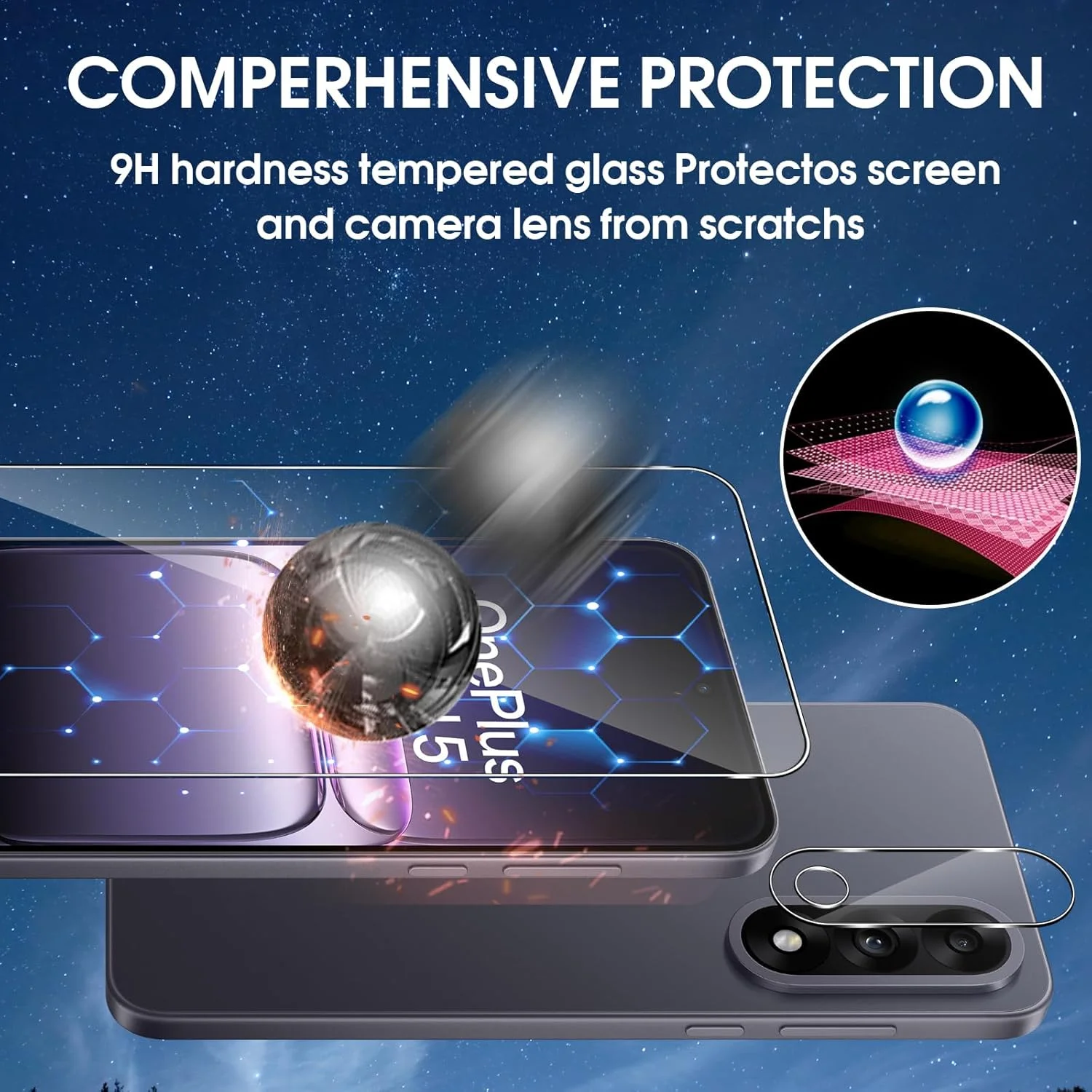 محافظ صفحه نمایش شیشه ای حرارت دیده Lutree برای OnePlus Nord 5، بسته 2 عددی + 2 شیشه محافظ + فیلم محافظ دوربین، سختی 9H، بدون حباب، محافظ صفحه نمایش ضد خش، محافظ صفحه نمایش HD محافظ صفحه نمایش شیشه ای حرارت دیده Lutree برای OnePlus Nord 5، بسته 2 عددی + 2 شیشه محافظ + فیلم محافظ دوربین، سختی 9H، بدون حباب، محافظ صفحه نمایش ضد خش، محافظ صفحه نمایش HD