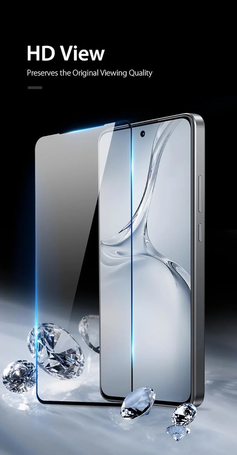 محافظ صفحه نمایش شیشه ای خمیده DUX DUCIS، طراحی شده برای OnePlus Nord CE4 Lite/OPPO K12x، شیشه آلومینیوم-سیلیکون 0.33 میلی متری ضد جاسوسی - مشکی (تک عددی) محافظ صفحه نمایش شیشه ای خمیده DUX DUCIS، طراحی شده برای OnePlus Nord CE4 Lite/OPPO K12x، شیشه آلومینیوم-سیلیکون 0.33 میلی متری ضد جاسوسی - مشکی (تک عددی)