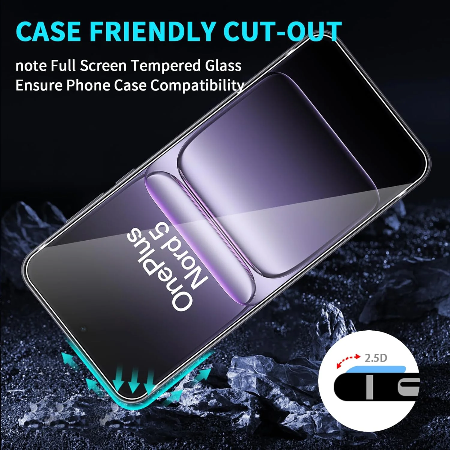 محافظ صفحه نمایش شیشه ای حرارت دیده Lutree برای OnePlus Nord 5، بسته 2 عددی + 2 شیشه محافظ + فیلم محافظ دوربین، سختی 9H، بدون حباب، محافظ صفحه نمایش ضد خش، محافظ صفحه نمایش HD محافظ صفحه نمایش شیشه ای حرارت دیده Lutree برای OnePlus Nord 5، بسته 2 عددی + 2 شیشه محافظ + فیلم محافظ دوربین، سختی 9H، بدون حباب، محافظ صفحه نمایش ضد خش، محافظ صفحه نمایش HD