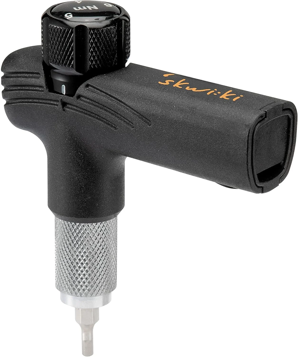 آچار ترکمتر قابل تنظیم دوچرخه Skwiki - با مقادیر 4، 5، 6 نیوتن متر، شامل سری های آلن 3، 4، 5 میلی متری و T25، ابزار با کیفیت برای دوچرخه های جاده و کوهستان، تعمیر و نگهداری