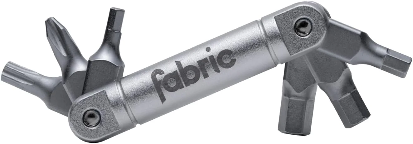ابزار چندکاره تاشو دوچرخه سواری Fabric SixTool: 6 در 1 - آچار آلن، تورک، پیچ گوشتی - ابزار تعمیر دوچرخه جمع و جور - نقره ای - FTL-01 ابزار چندکاره تاشو دوچرخه سواری Fabric SixTool: 6 در 1 - آچار آلن، تورک، پیچ گوشتی - ابزار تعمیر دوچرخه جمع و جور - نقره ای - FTL-01