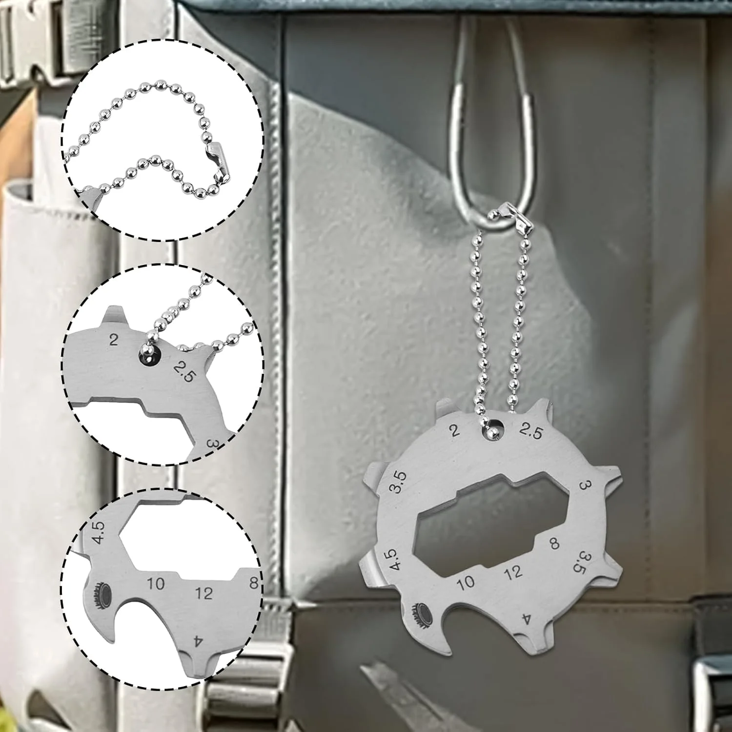 ابزار چند منظوره - ابزار دستی چند منظوره استیل ضد زنگ، ابزار بقا با کاربری سنگین به همراه پیچ گوشتی برای پیاده روی، تعمیرات منزل، نگهداری خودرو