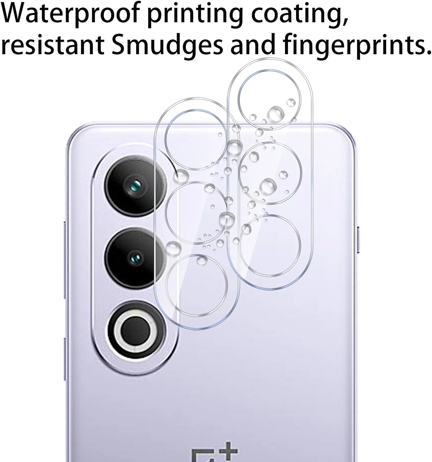 GMUJIAO [بسته 2+2] سازگار با OnePlus Nord CE4، محافظ صفحه نمایش شیشه ای حرارت دیده و محافظ لنز دوربین، فیلم شیشه ای حرارت دیده تمام صفحه HD [ضد خرد شدن]