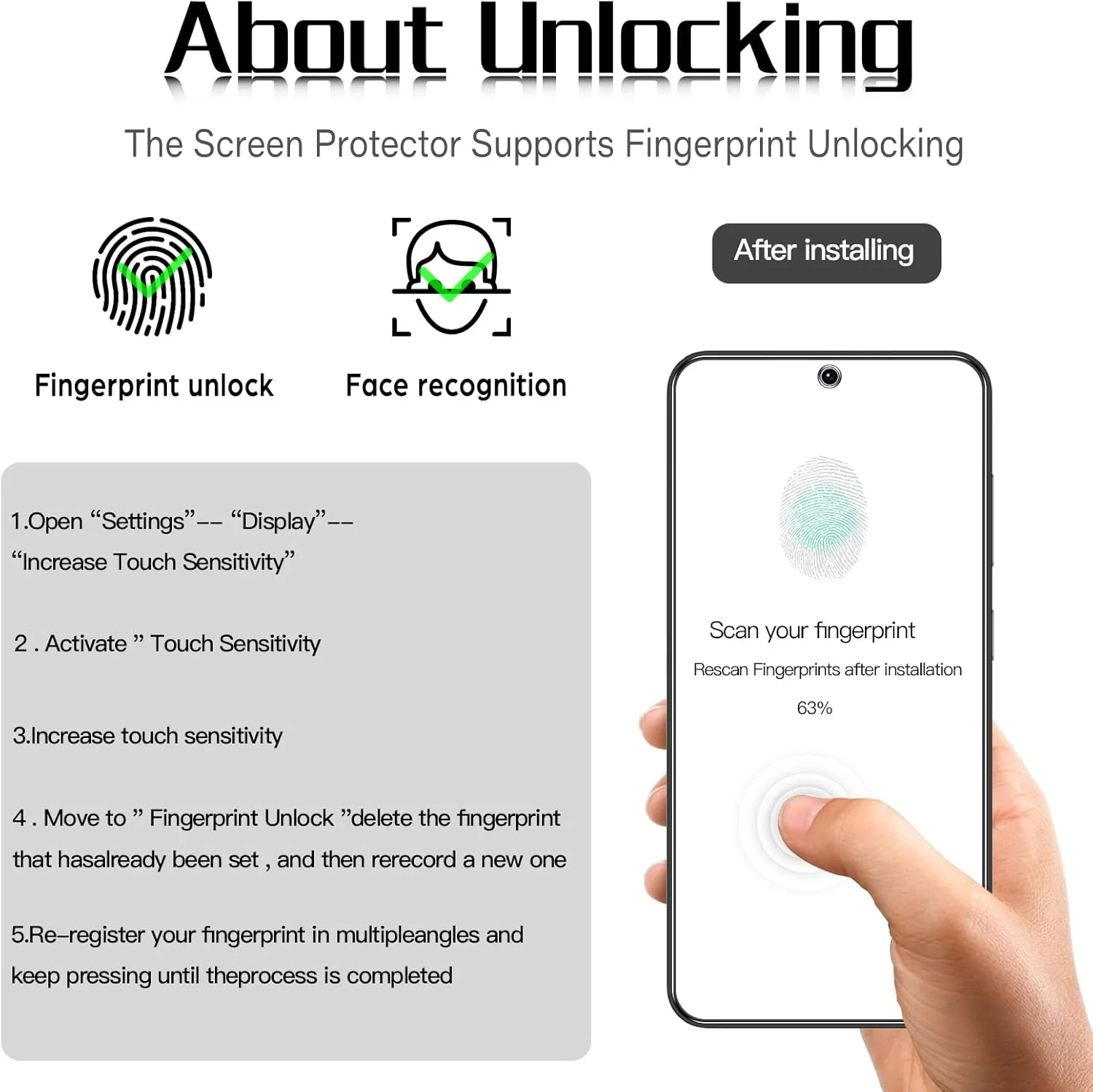 محافظ صفحه نمایش شیشه ای حرارت دیده Anoowkoa، 2 عدد برای Google Pixel 9a + 2 عدد محافظ لنز دوربین، ضد خش و بسیار مقاوم