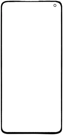 لنز شیشه ای بیرونی صفحه نمایش جلویی گوشی موبایل OnePlus 8 Pro (مشکی) قطعات جایگزین