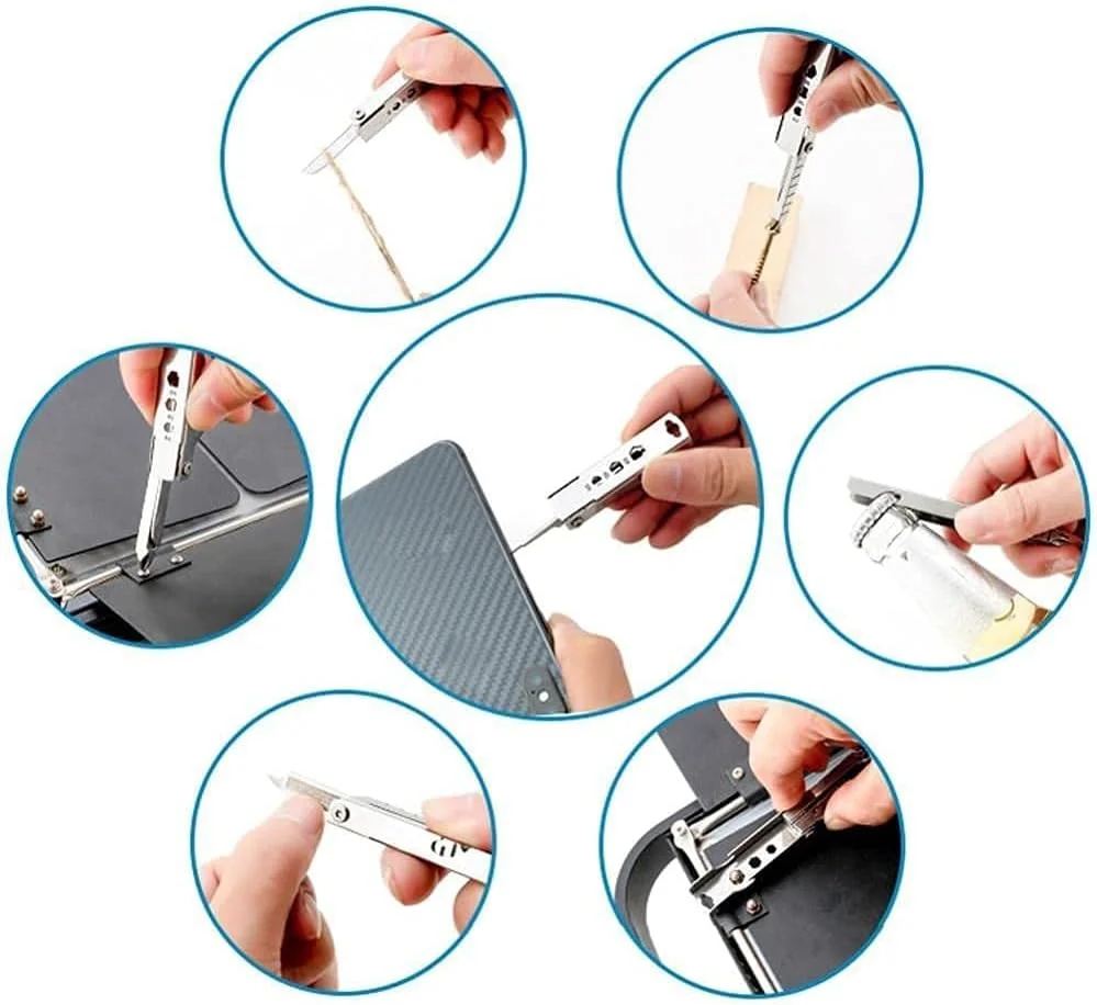 ابزار چندکاره جاکلیدی ELECDON، ابزار تعمیر چند منظوره، ابزار تعمیر 11 در 1، جاکلیدی با پیچ گوشتی، سوهان ناخن، درب بازکن بطری، آچار، خط کش، سوزن سیم کارت، نگهدارنده تلفن همراه (نقره ای) ابزار چندکاره جاکلیدی ELECDON، ابزار تعمیر چند منظوره، ابزار تعمیر 11 در 1، جاکلیدی با پیچ گوشتی، سوهان ناخن، درب بازکن بطری، آچار، خط کش، سوزن سیم کارت، نگهدارنده تلفن همراه (نقره ای)