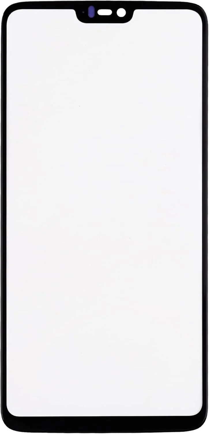 شیشه نمایشگر SwarKing، شیشه جلویی، تعویض لنز صفحه بیرونی سازگار با OnePlus 6 به همراه کیت تعمیر