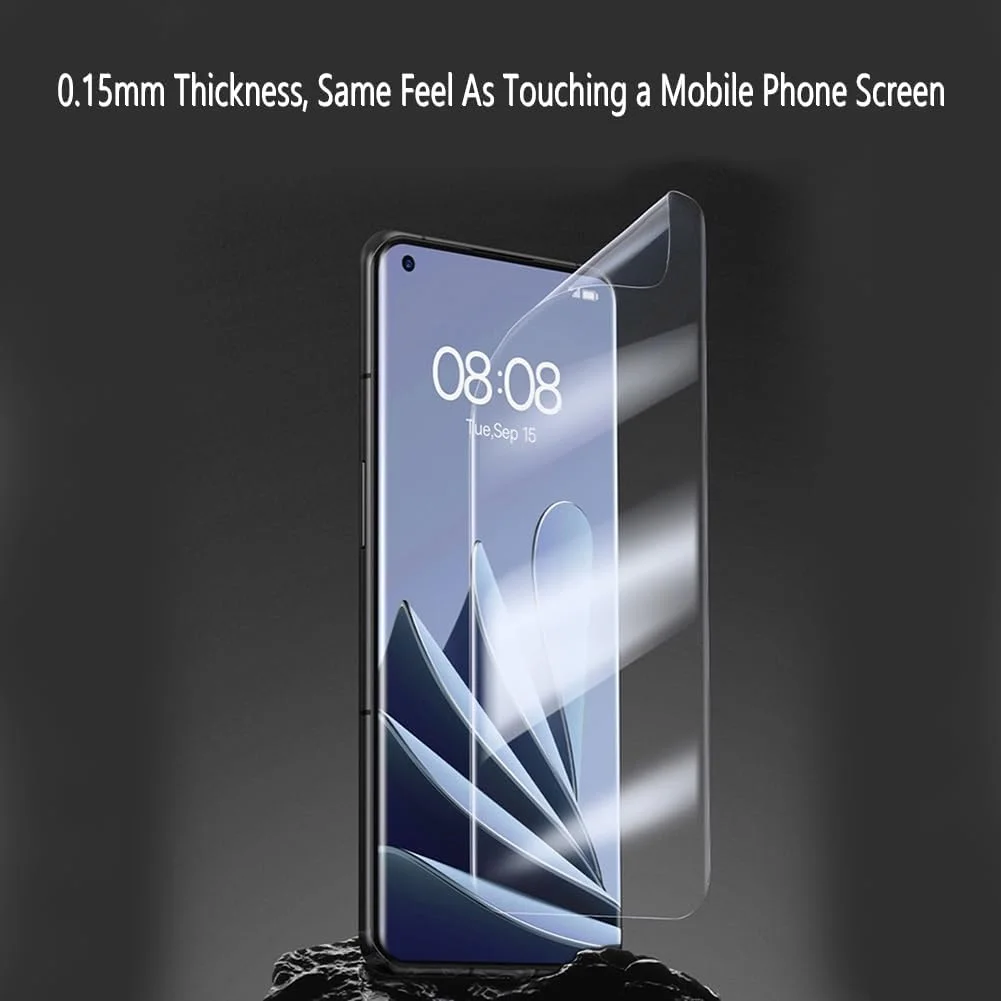 محافظ صفحه نمایش هیدروژلی Hhfcryst بسته 3 عددی برای OnePlus North CE5، فیلم محافظ TPU، محافظ صفحه نمایش نرم HD شفاف، مقاوم در برابر خش، بدون حباب (نه شیشه حرارت دیده)