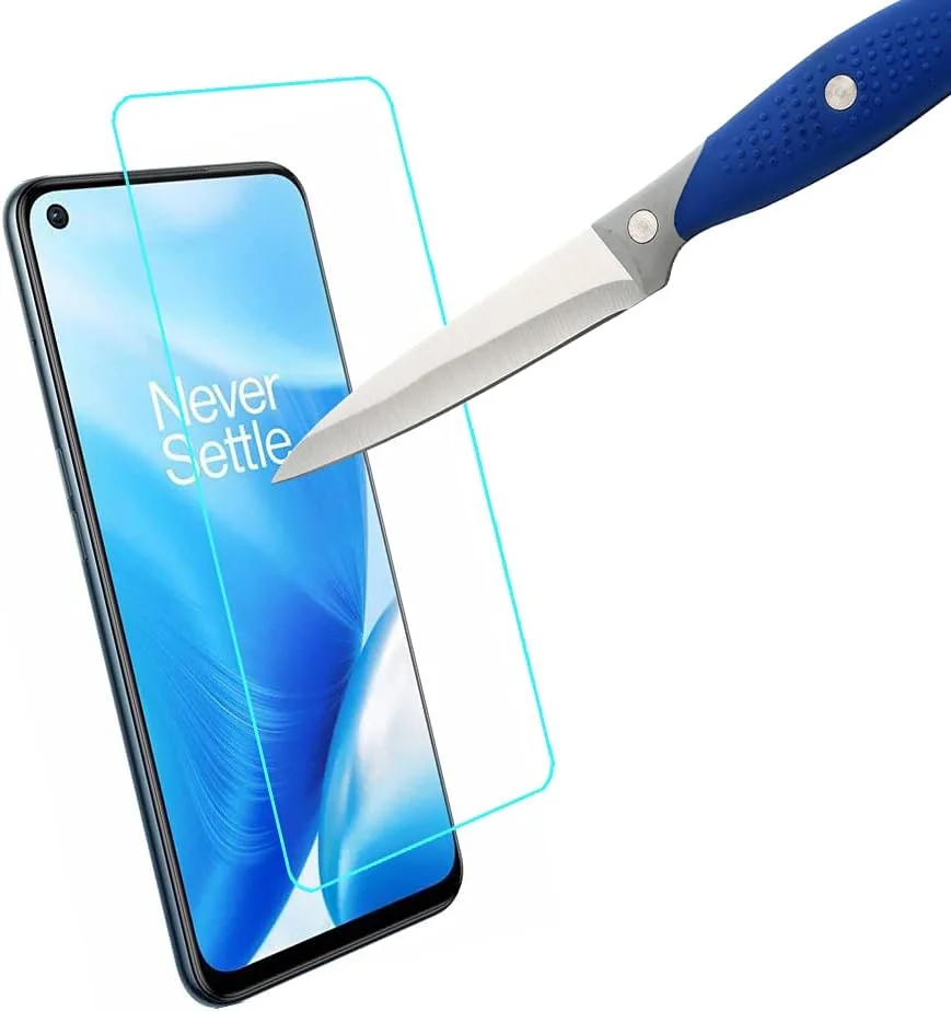 محافظ صفحه نمایش شیشه ای حرارت دیده [3 عدد] Mr.Shield، طراحی شده برای OnePlus Nord N200 5G [شیشه ژاپنی با سختی 9H]