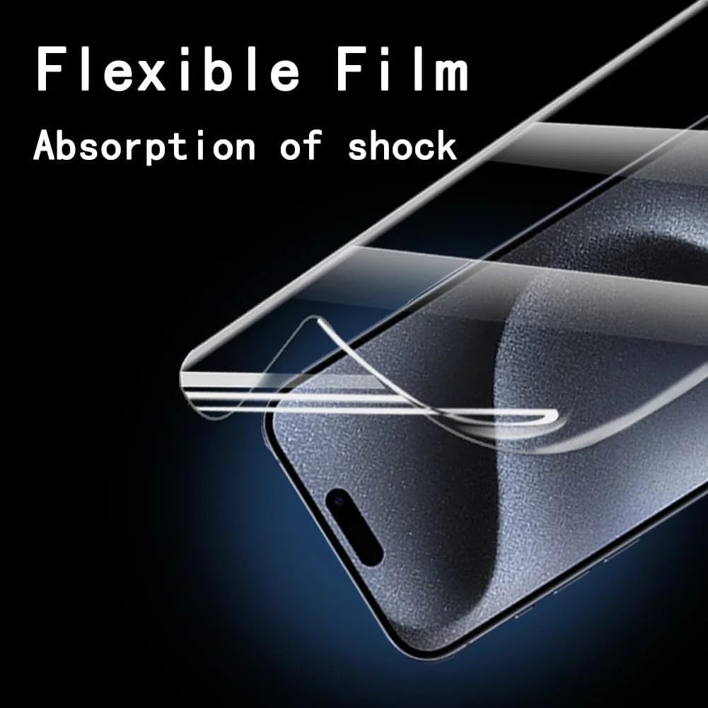 محافظ صفحه نمایش هیدروژلی Hhfcryst بسته 3 عددی برای OnePlus North CE5، فیلم محافظ TPU، محافظ صفحه نمایش نرم HD شفاف، مقاوم در برابر خش، بدون حباب (نه شیشه حرارت دیده)