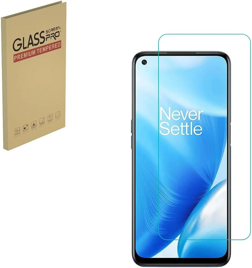 محافظ صفحه نمایش HYGMOCC برای OnePlus Nord N200، فیلم محافظ شیشه ای سخت شده HD، سختی 9H، نصب آسان و بدون حباب و ضد خش (1 عدد)
