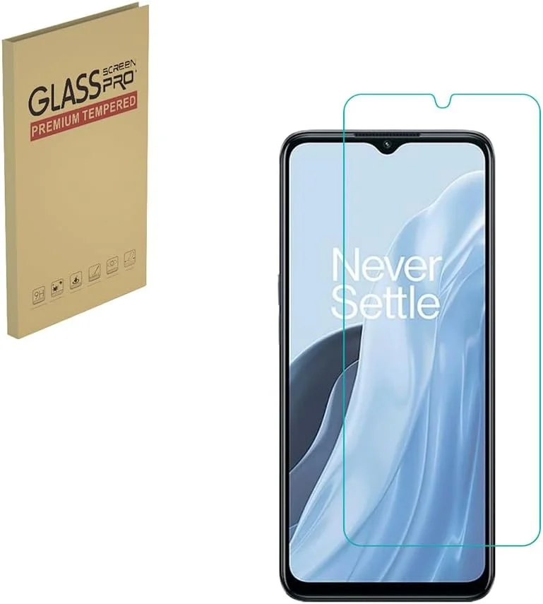 محافظ صفحه نمایش HYGMOCC برای OnePlus Nord N300 5G [مناسب برای Nord N30 نیست] فیلم محافظ شیشه ای سخت شده HD با سختی 9H نصب آسان بدون حباب و ضد خش (1 عدد)