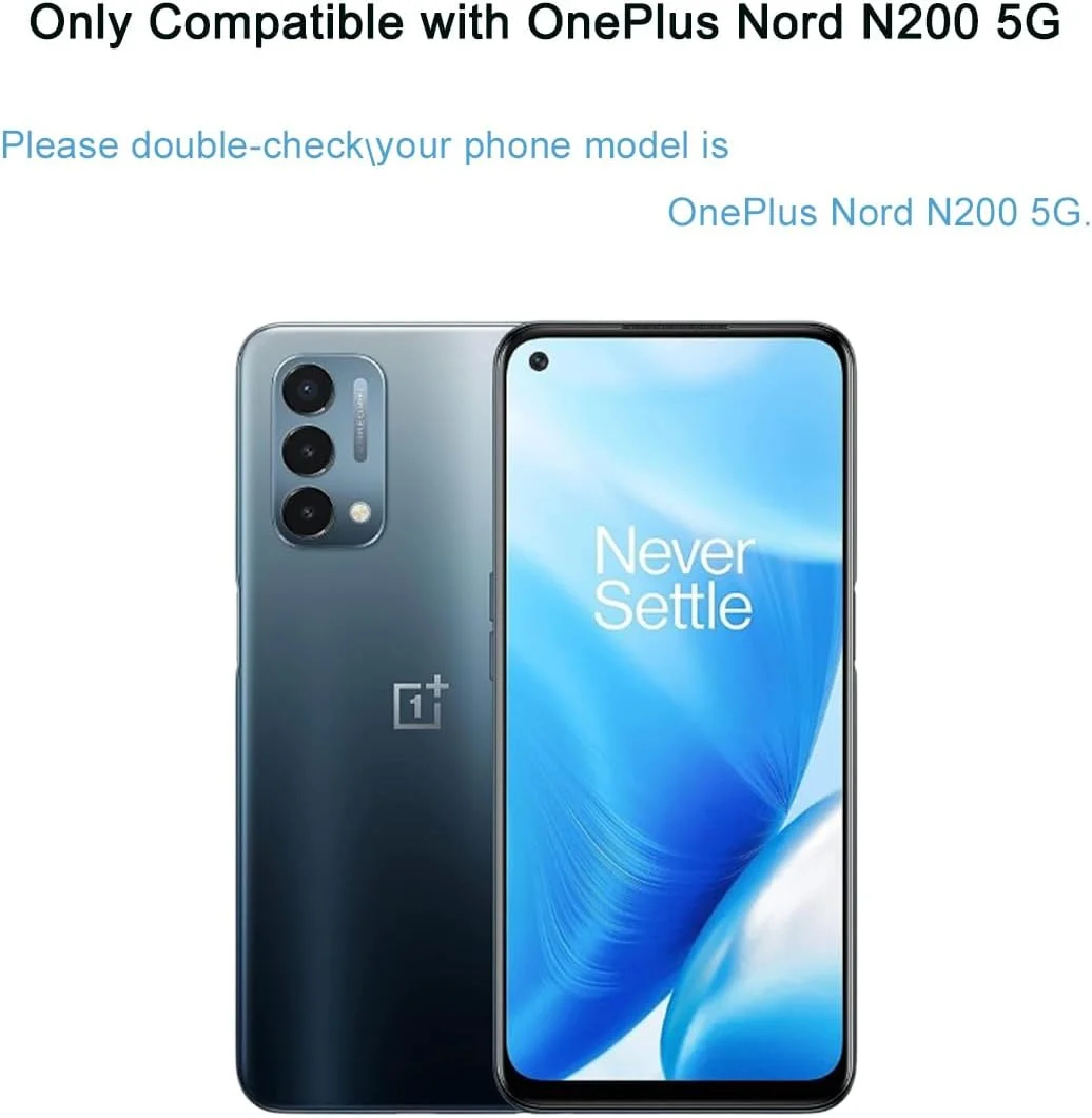 محافظ صفحه نمایش HYGMOCC برای OnePlus Nord N200، فیلم محافظ شیشه ای سخت شده HD، سختی 9H، نصب آسان و بدون حباب و ضد خش (1 عدد)