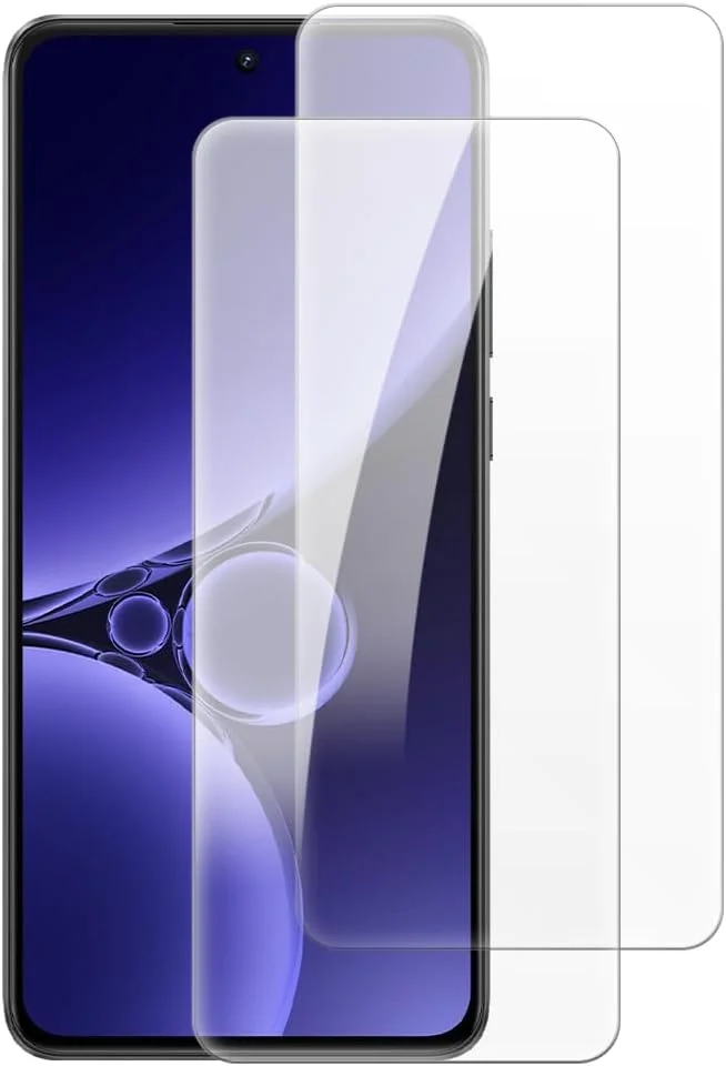 محافظ صفحه نمایش شیشه ای حرارت دیده شانتایم [2 عددی] سازگار با وان پلاس نورد CE 3 5G (6.72 اینچ)، شفاف HD ضد خش بدون حباب، سازگار با قاب