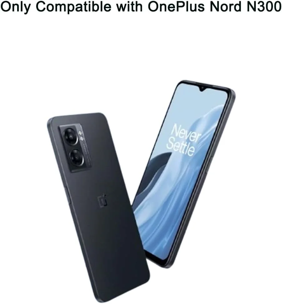 محافظ صفحه نمایش HYGMOCC برای OnePlus Nord N300 5G [مناسب برای Nord N30 نیست] فیلم محافظ شیشه ای سخت شده HD با سختی 9H نصب آسان بدون حباب و ضد خش (1 عدد)