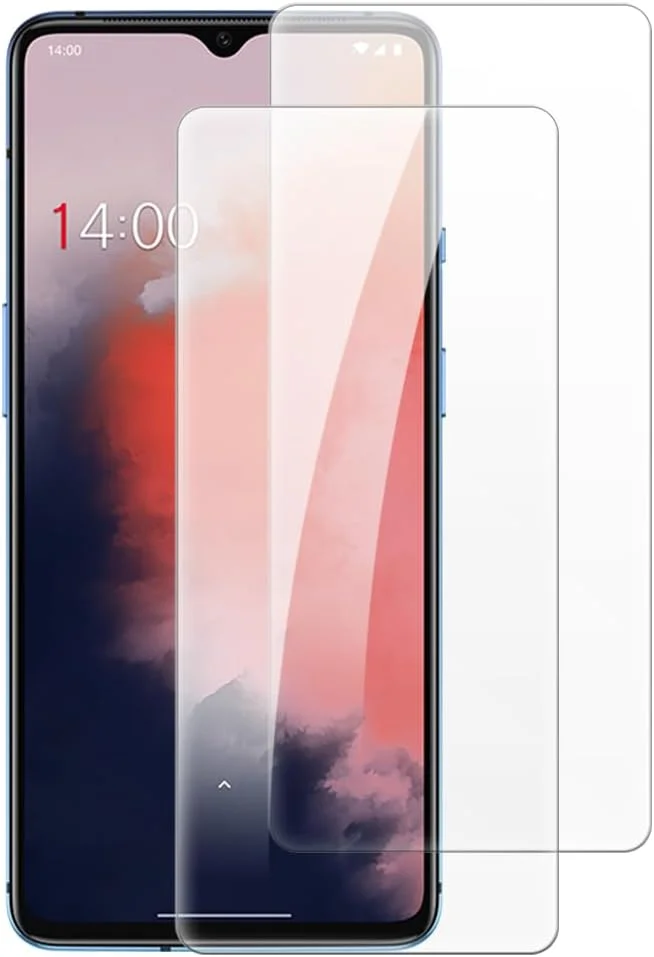 محافظ صفحه نمایش شیشه ای حرارت دیده شانتایم [2 عددی] سازگار با وان پلاس 7T 5G (6.55 اینچ)، شفاف HD ضد خش، بدون حباب، سازگار با قاب