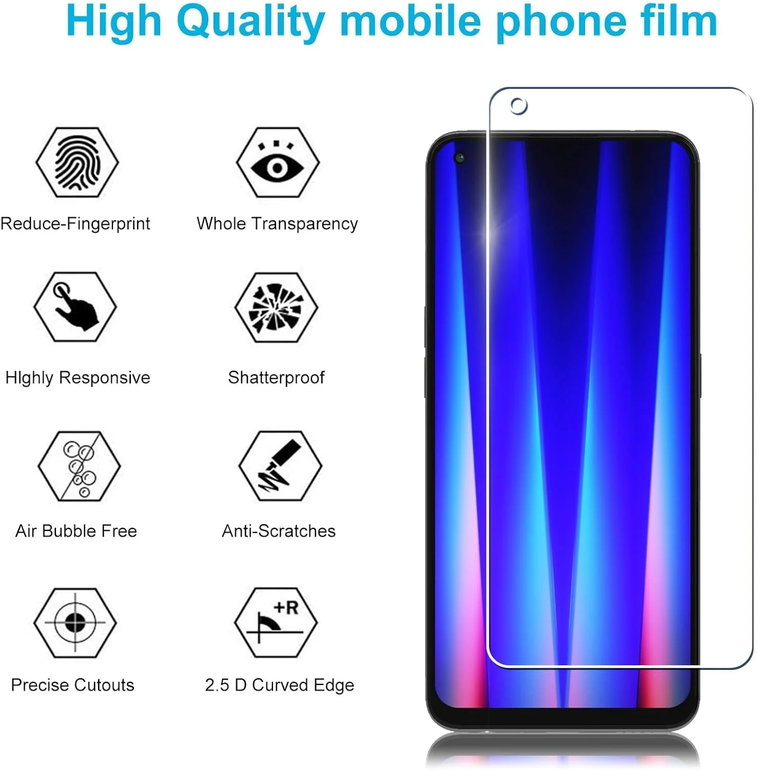 محافظ صفحه نمایش شیشه ای حرارت دیده Didisky بسته 3 عددی برای گوشی Oneplus Nord CE 2 5G، مقاوم در برابر خراش، سختی 9H، بدون حباب، محافظ صفحه نمایش با وضوح بالا، استفاده آسان محافظ صفحه نمایش شیشه ای حرارت دیده Didisky بسته 3 عددی برای گوشی Oneplus Nord CE 2 5G، مقاوم در برابر خراش، سختی 9H، بدون حباب، محافظ صفحه نمایش با وضوح بالا، استفاده آسان