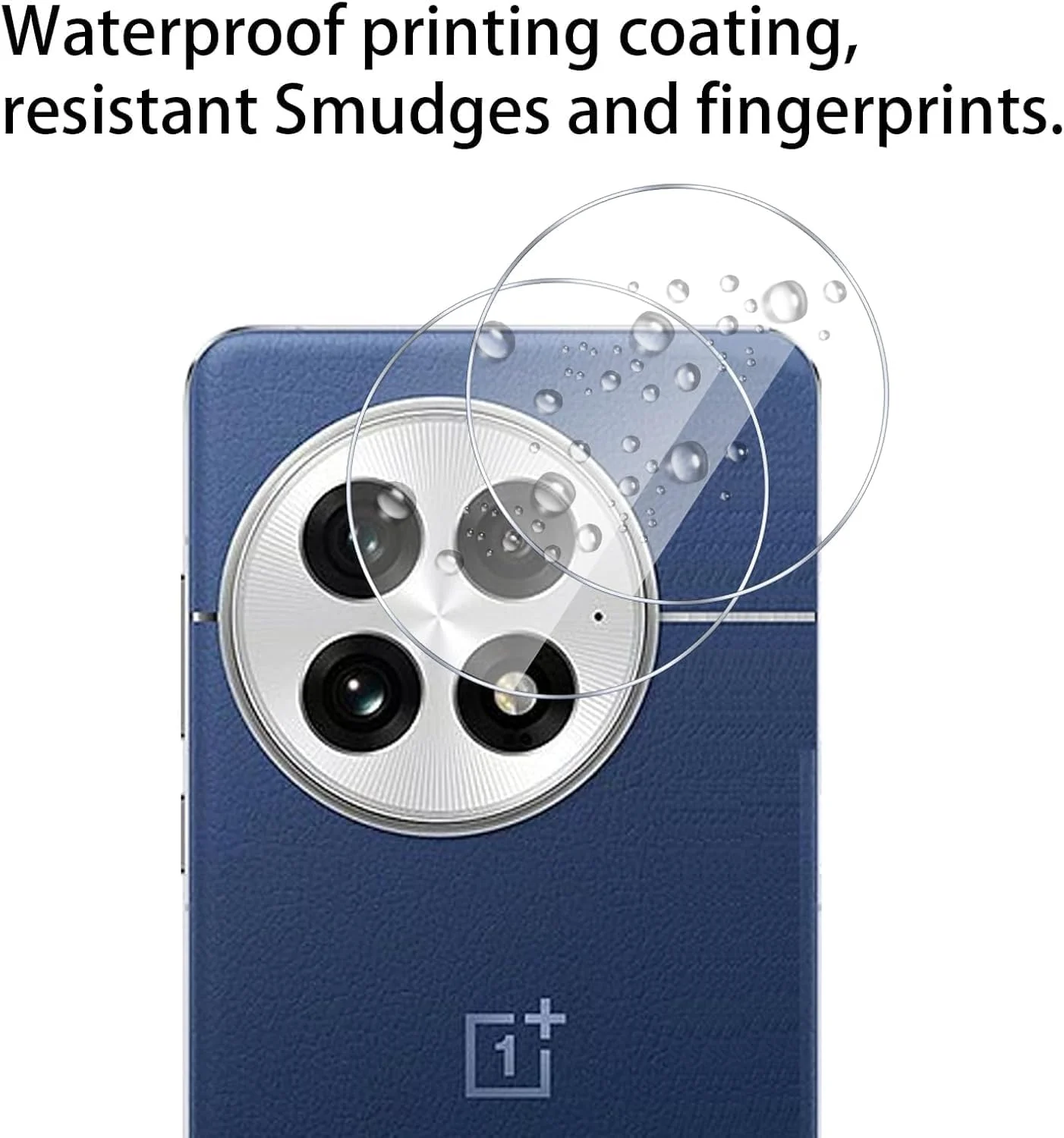 محافظ صفحه نمایش و محافظ لنز دوربین Gruattreay [بسته 2+2 عددی] سازگار با OnePlus 13 5G، شیشه حرارت دیده HD، [پشتیبانی از باز کردن قفل اثر انگشت] سختی 9H ضد خش و بدون حباب