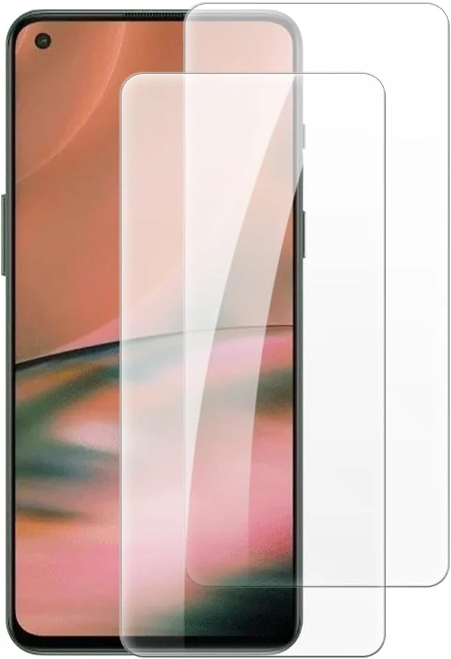 محافظ صفحه نمایش شیشه ای حرارت دیده شانتایم [بسته 2 عددی] سازگار با وان پلاس نورد 2 5G (6.43 اینچ)، HD شفاف ضد خش بدون حباب، سازگار با قاب