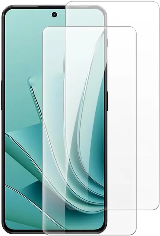 محافظ صفحه نمایش شیشه ای حرارت دیده شانتایم [2 عددی] سازگار با وان پلاس نورد 3 5G (6.74 اینچ)، شفاف HD ضد خش بدون حباب، سازگار با قاب