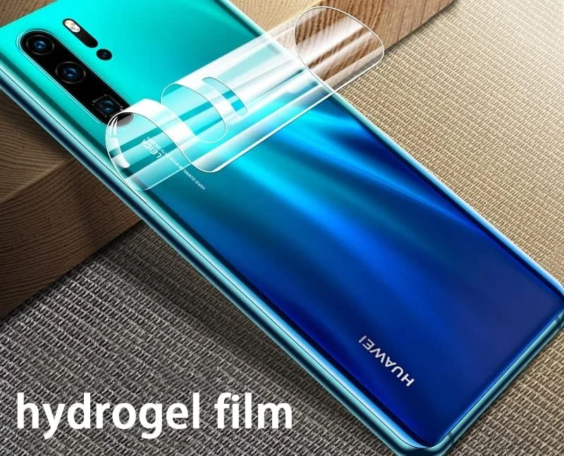 WardSan [2 عدد محافظ صفحه نمایش هیدروژل سه بعدی جلو و عقب برای ONEPLUS 9 به همراه هولدر انگشتی گوشی | ضد ضربه | سازگار با قاب | فیلم محافظ TPU نرم