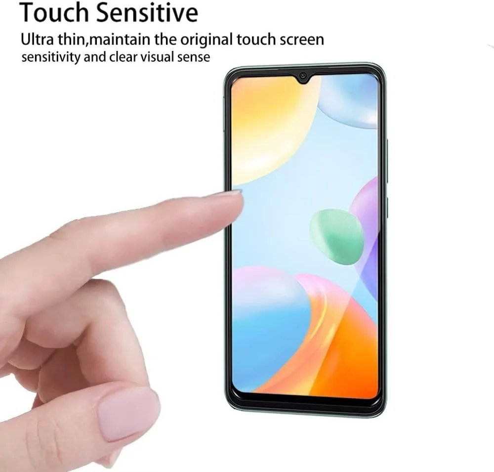 محافظ صفحه نمایش QINOUK برای [بسته 3 عددی] OnePlus Nord N300، محافظ صفحه شیشه ای حرارت دیده HD، محافظت تمام صفحه، [مقاوم در برابر خراش] [بدون حباب] برای OnePlus Nord N300-شفاف