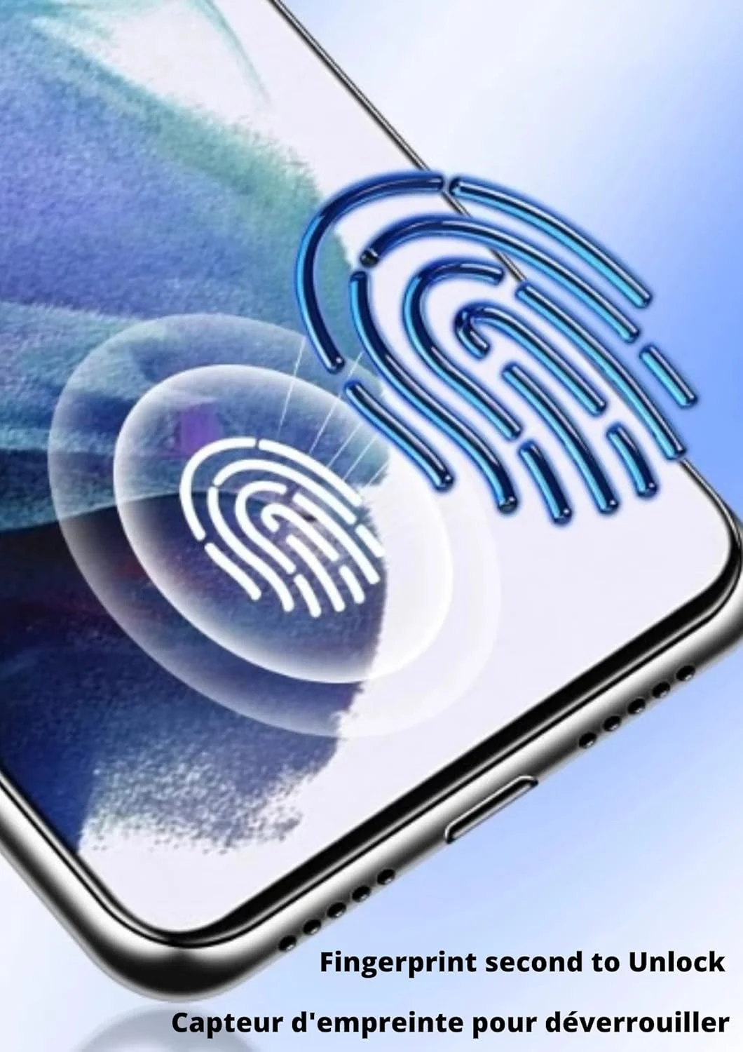 WardSan [2 عدد محافظ صفحه نمایش هیدروژل سه بعدی جلو و عقب برای ONEPLUS 9 به همراه هولدر انگشتی گوشی | ضد ضربه | سازگار با قاب | فیلم محافظ TPU نرم