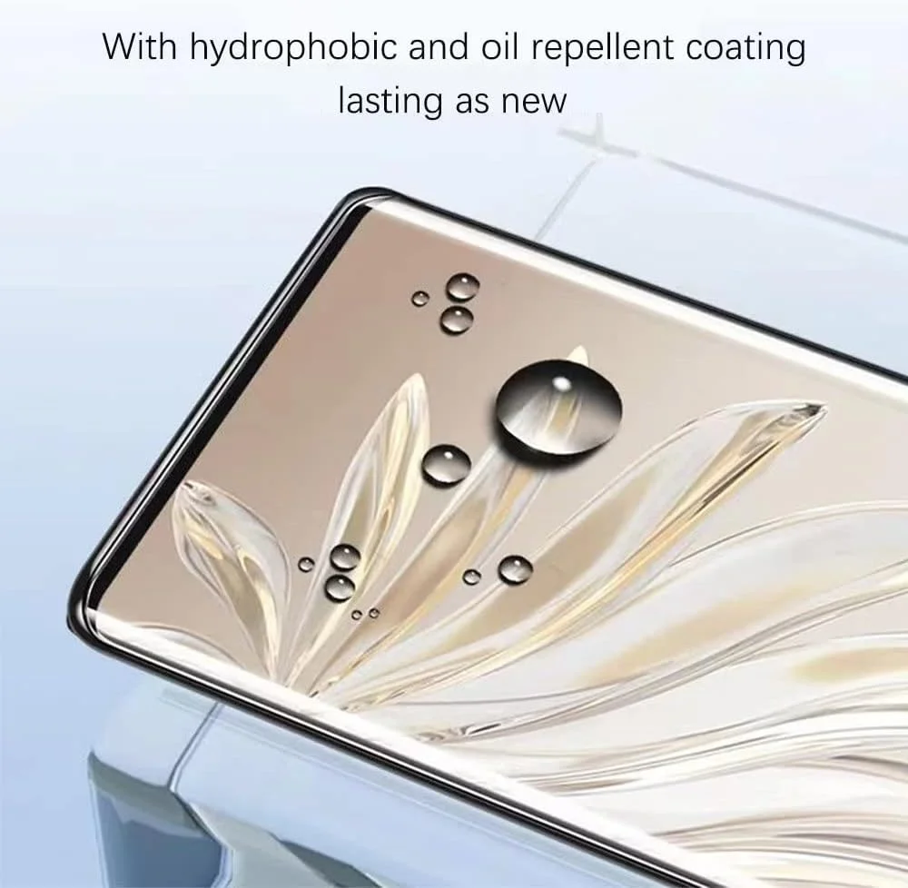 محافظ صفحه نمایش QINOUK برای OnePlus 12، [بسته 3 عددی] محافظ صفحه نمایش شیشه ای حرارت دیده HD، محافظت تمام صفحه، [مقاوم در برابر خراش] [بدون حباب] برای OnePlus 12 - شفاف