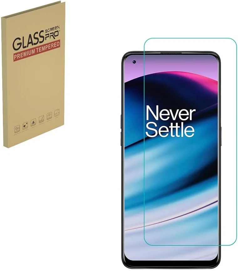 محافظ صفحه نمایش HYGMOCC برای OnePlus Nord N20 5G، فیلم محافظ شیشه ای حرارت دیده، وضوح HD، سختی 9H، نصب آسان، ضد خش، بدون حباب (1 عدد)