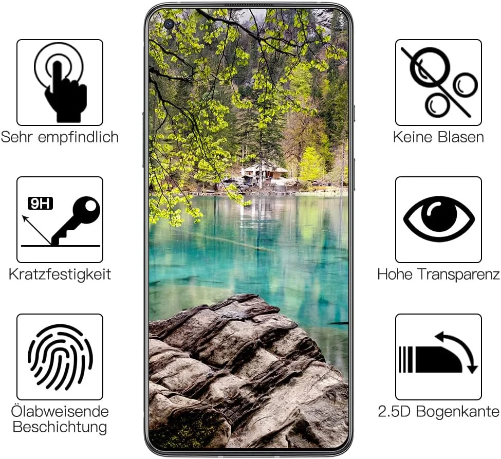 محافظ صفحه نمایش DOSMUNG برای OnePlus 8T، فیلم شیشه ای حرارت دیده، پوشش کامل سه بعدی، بدون حباب، ضد خش، حساسیت بالا، محافظ صفحه نمایش HD - بسته 3 عددی محافظ صفحه نمایش DOSMUNG برای OnePlus 8T، فیلم شیشه ای حرارت دیده، پوشش کامل سه بعدی، بدون حباب، ضد خش، حساسیت بالا، محافظ صفحه نمایش HD - بسته 3 عددی