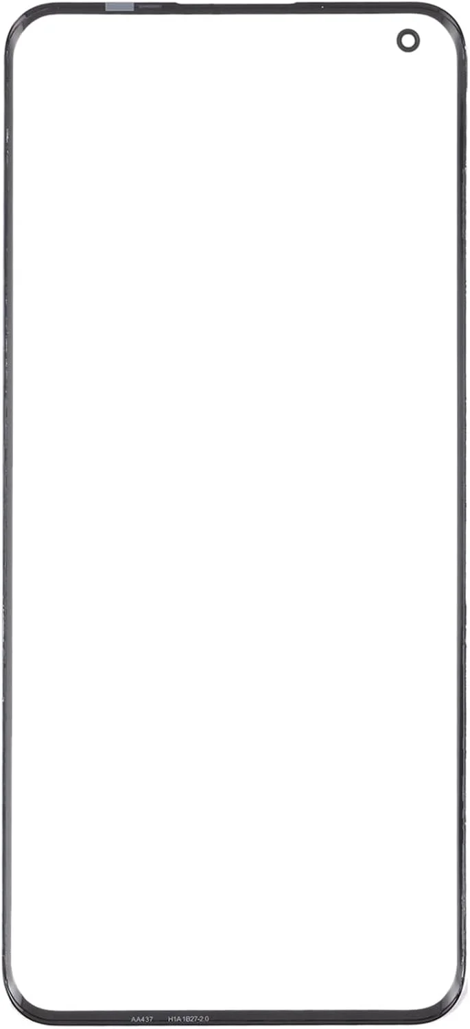 لوازم جانبی موبایل برای OnePlus 10 Pro شیشه لنز بیرونی صفحه نمایش جلو با چسب شفاف نوری OCA (مشکی) قطعات جایگزین