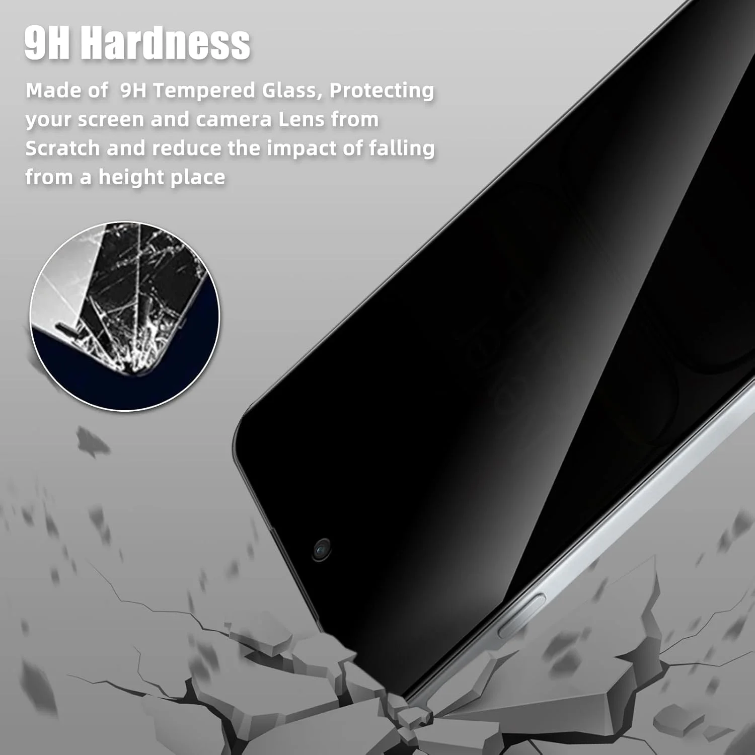 محافظ صفحه نمایش حریم خصوصی MokaZii سازگار با OnePlus Nord CE5، بسته 2 عددی + 2 عدد فیلم شیشه ای ضد جاسوسی + محافظ دوربین، سختی 9H ضد خش محافظ صفحه نمایش حریم خصوصی MokaZii سازگار با OnePlus Nord CE5، بسته 2 عددی + 2 عدد فیلم شیشه ای ضد جاسوسی + محافظ دوربین، سختی 9H ضد خش