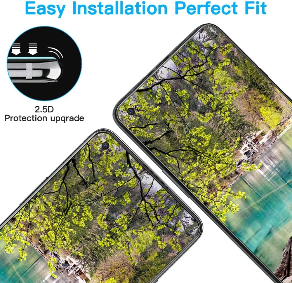 محافظ صفحه نمایش DOSMUNG برای OnePlus 8T، فیلم شیشه ای حرارت دیده، پوشش کامل سه بعدی، بدون حباب، ضد خش، حساسیت بالا، محافظ صفحه نمایش HD - بسته 3 عددی محافظ صفحه نمایش DOSMUNG برای OnePlus 8T، فیلم شیشه ای حرارت دیده، پوشش کامل سه بعدی، بدون حباب، ضد خش، حساسیت بالا، محافظ صفحه نمایش HD - بسته 3 عددی