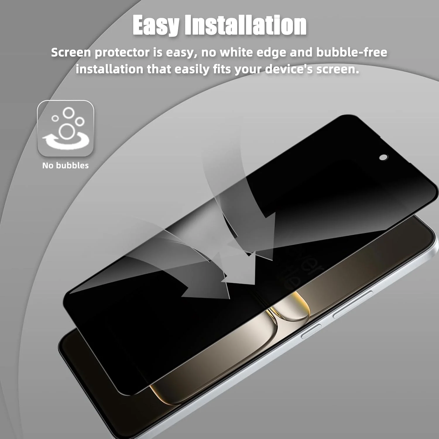 محافظ صفحه نمایش حریم خصوصی MokaZii سازگار با OnePlus Nord CE5، بسته 2 عددی + 2 عدد فیلم شیشه ای ضد جاسوسی + محافظ دوربین، سختی 9H ضد خش محافظ صفحه نمایش حریم خصوصی MokaZii سازگار با OnePlus Nord CE5، بسته 2 عددی + 2 عدد فیلم شیشه ای ضد جاسوسی + محافظ دوربین، سختی 9H ضد خش