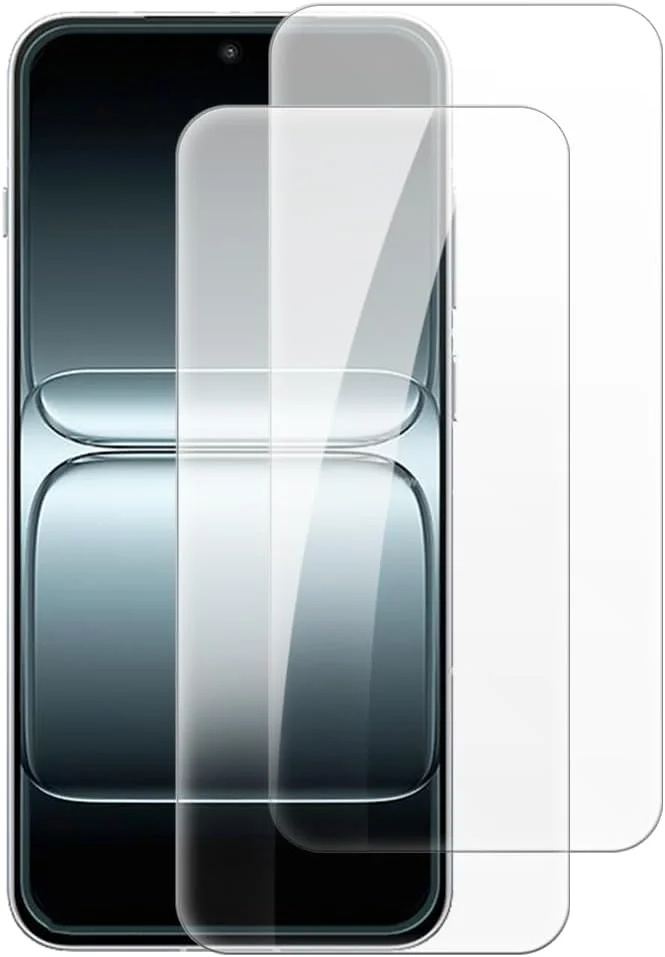 محافظ صفحه نمایش شیشه ای حرارت دیده Shantime [بسته 2 عددی] سازگار با Oneplus 13T 5G (6.32 اینچ)، شفاف HD ضد خش بدون حباب، سازگار با قاب