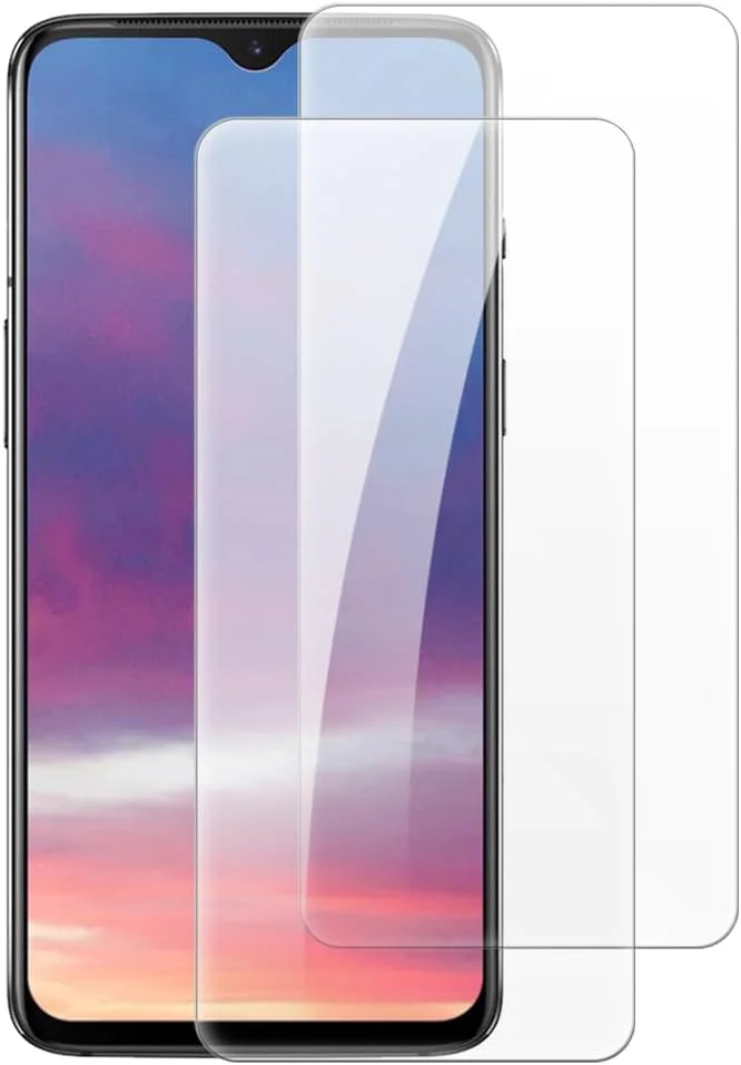 Shantime [2 Pack] Tempered Glass Screen Protector Compatible with Oneplus 7 (6.41 Inch), HD Clear Anti-Scratch Bubble-Free Case Friendly