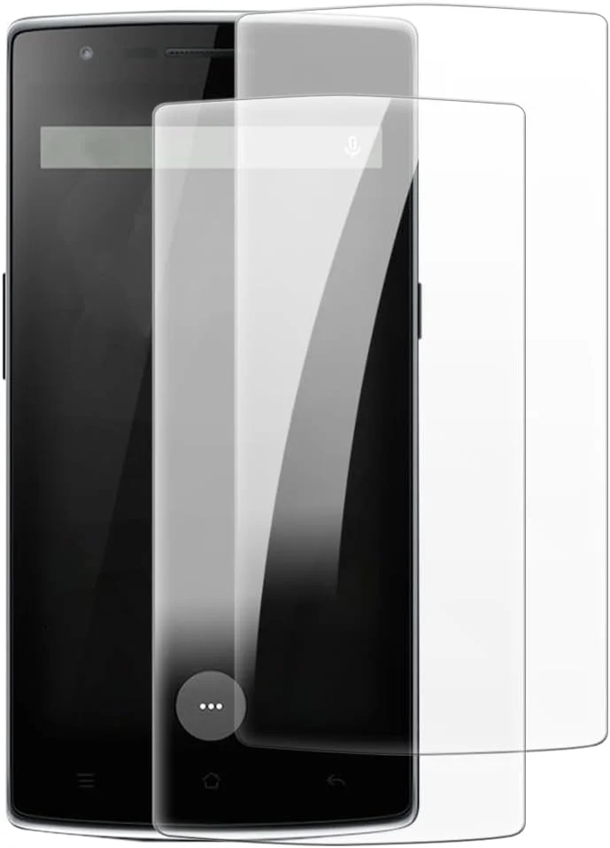 Shantime [2 Pack] Tempered Glass Screen Protector Compatible with Oneplus One (5.5 Inch), HD Clear Anti-Scratch Bubble-Free Case Friendly