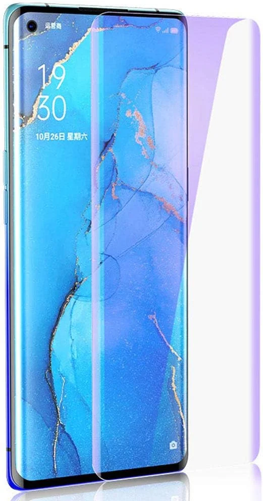 محافظ صفحه نمایش شیشه ای حرارت دیده MIBQM، بسته 3 عددی، مناسب برای OnePlus 7 7T، فیلم محافظ مات ضد اشعه آبی برای OnePlus 7T