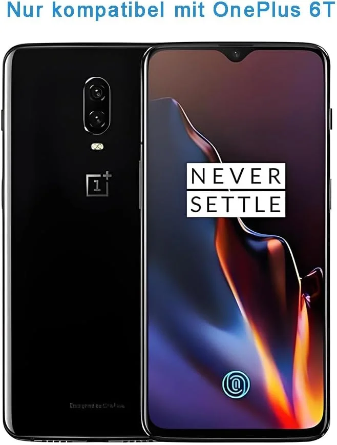 محافظ صفحه نمایش HYGMOCC برای OnePlus 6T (6.4 اینچ) شیشه حرارت دیده HD سختی 9H نصب آسان بدون حباب و ضد خش (بسته 1 عددی)