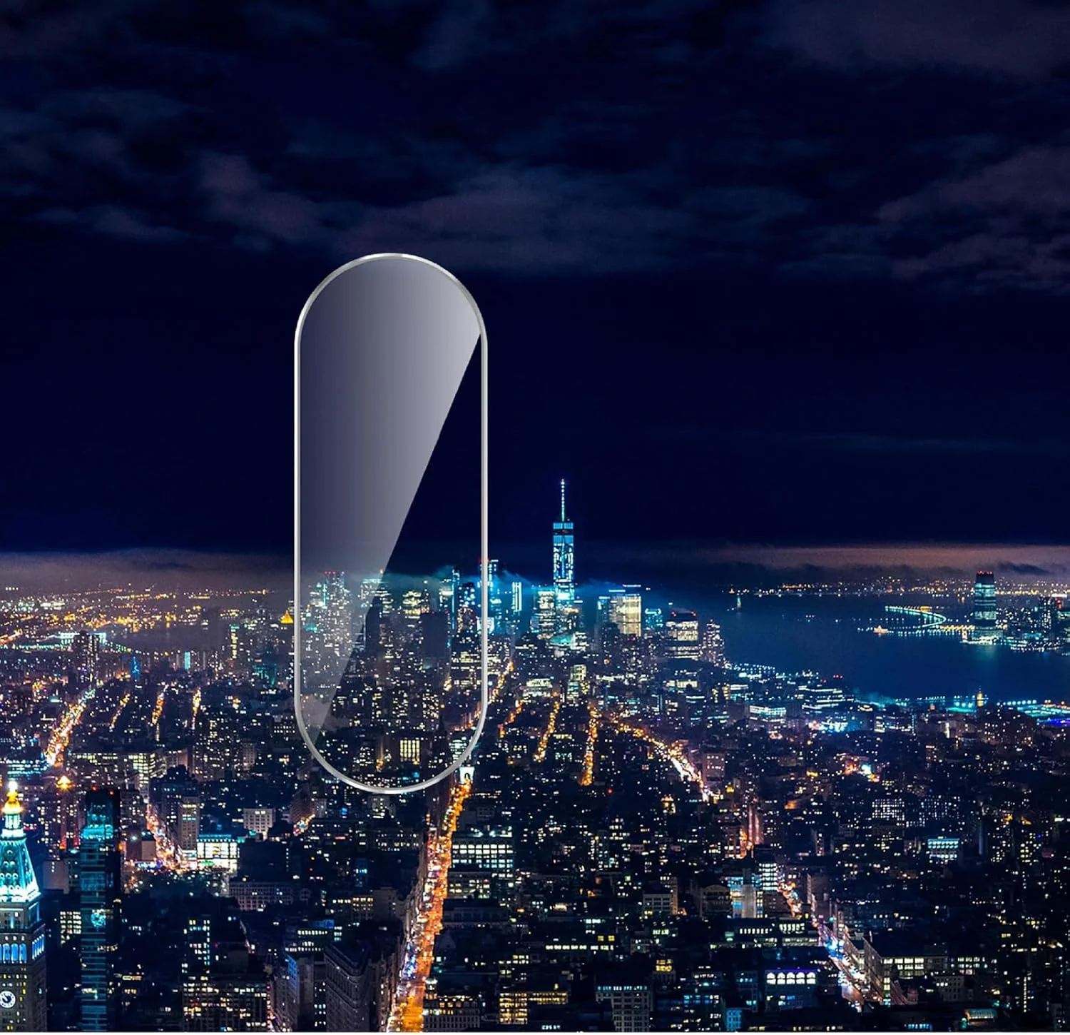 محافظ لنز دوربین فوق العاده نازک GIOPUEY بسته 4 عددی سازگار با OnePlus North 5، محافظ صفحه شیشه ای HD دوربین [ضد خش]