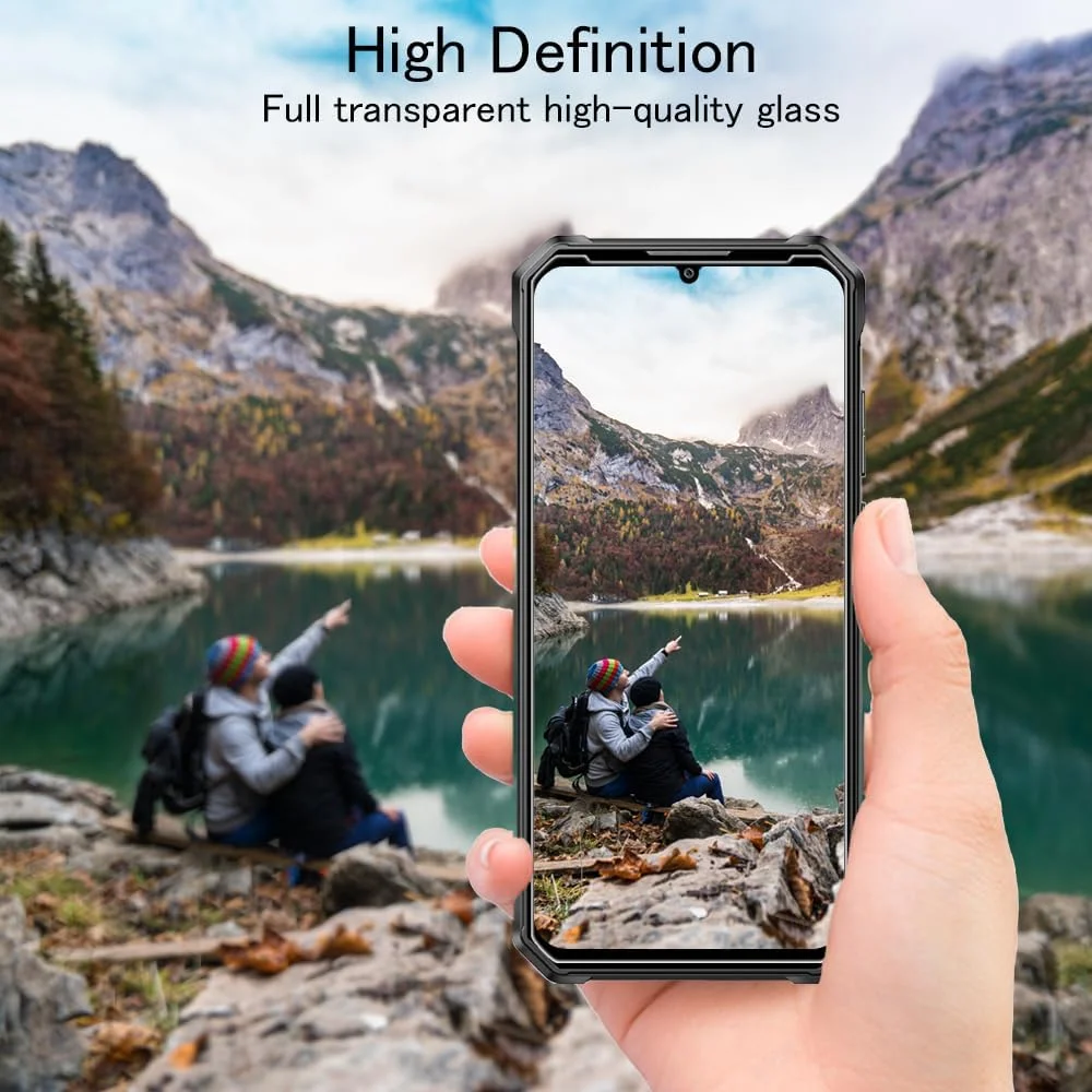 محافظ صفحه نمایش شیشه ای حرارت دیده Tzstz 3+3 برای OnePlus Nord، سختی 9H، ضد خش، ضد آب، سازگار با اثر انگشت، محافظ صفحه نمایش شفاف HD