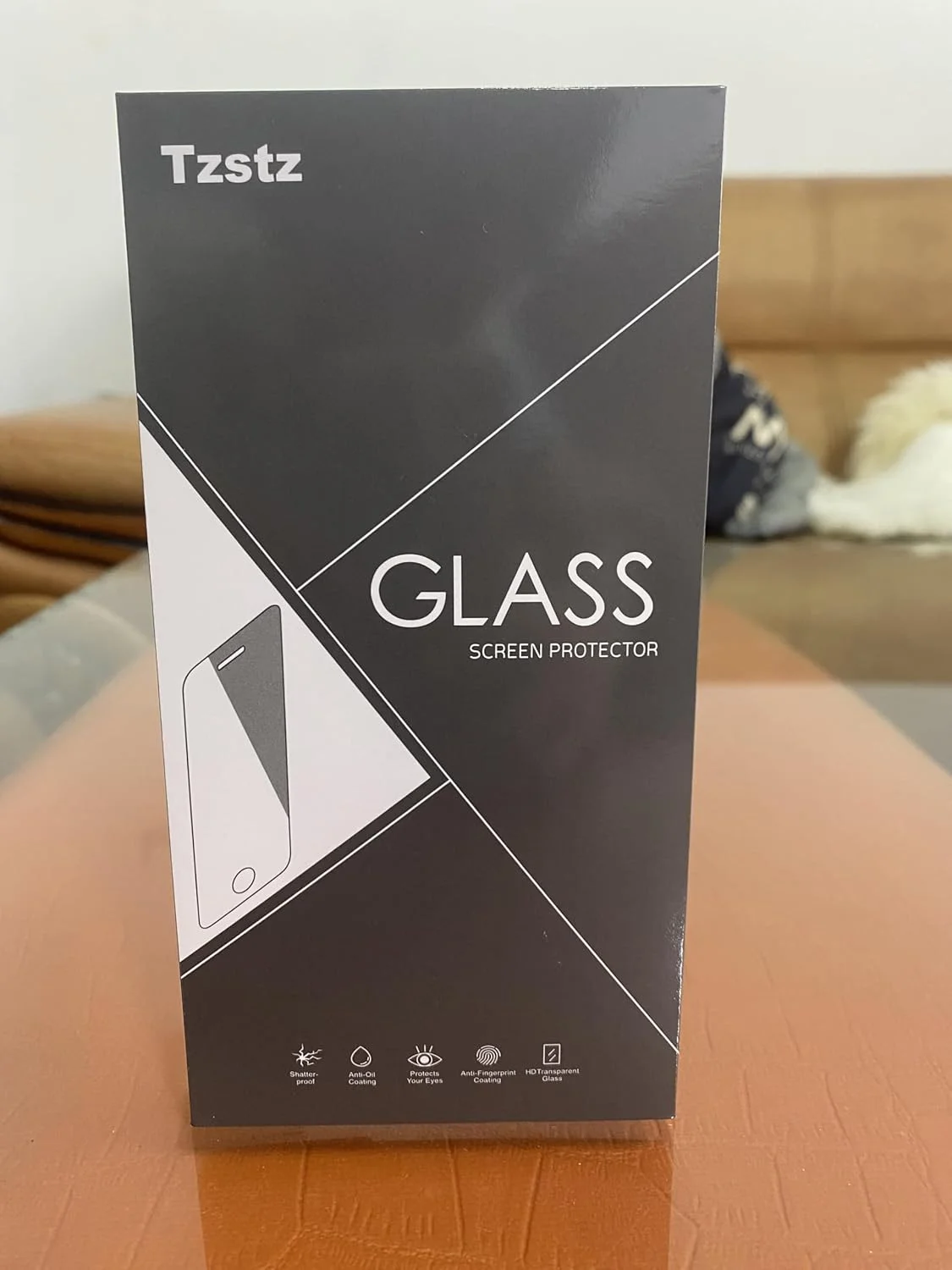 محافظ صفحه نمایش شیشه ای حرارت دیده Tzstz 3+3 برای OnePlus Nord، سختی 9H، ضد خش، ضد آب، سازگار با اثر انگشت، محافظ صفحه نمایش شفاف HD